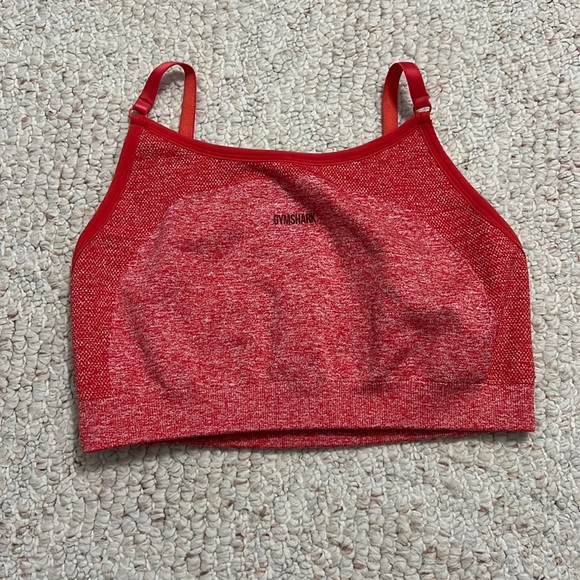 Gymshark Intimates & Sleepwear Bright Red Flex Seamless Sports Bra
